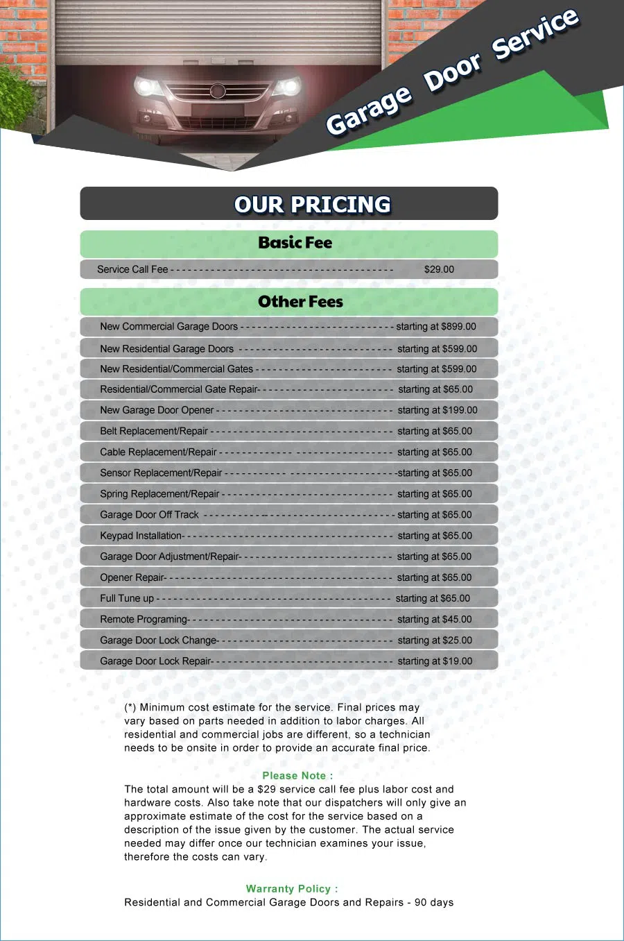 Galaxy Garage Door Service Bordentown, NJ 609-416-0053